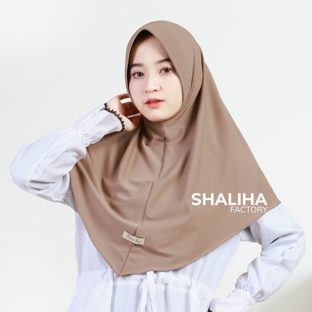 ShalihaFactory - Hijab Bergo Hamidah Instan Pet Sport Menutup Dada | Afana Instan