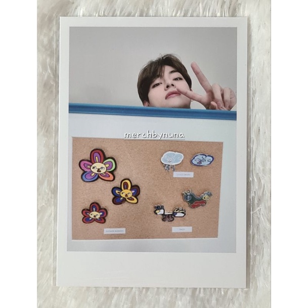 Photocard V BTS Artist - Made Collection By V BTS Brooch Set Unsealed Official