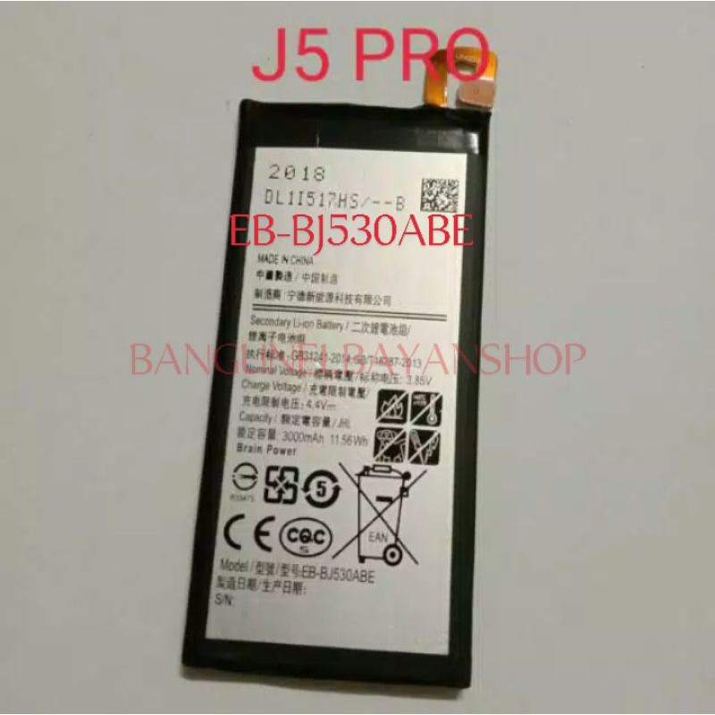 BATRE BATREI BATRAI Samsung j5 pro EB BJ530ABE battray ori