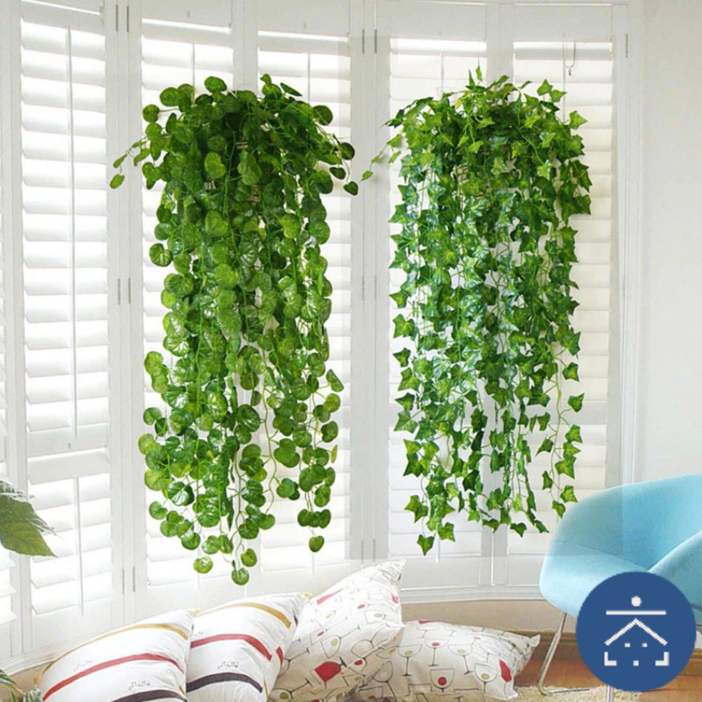 Kunataruma Daun Rambat Juntai Bunga Plastik Hias Artifisial