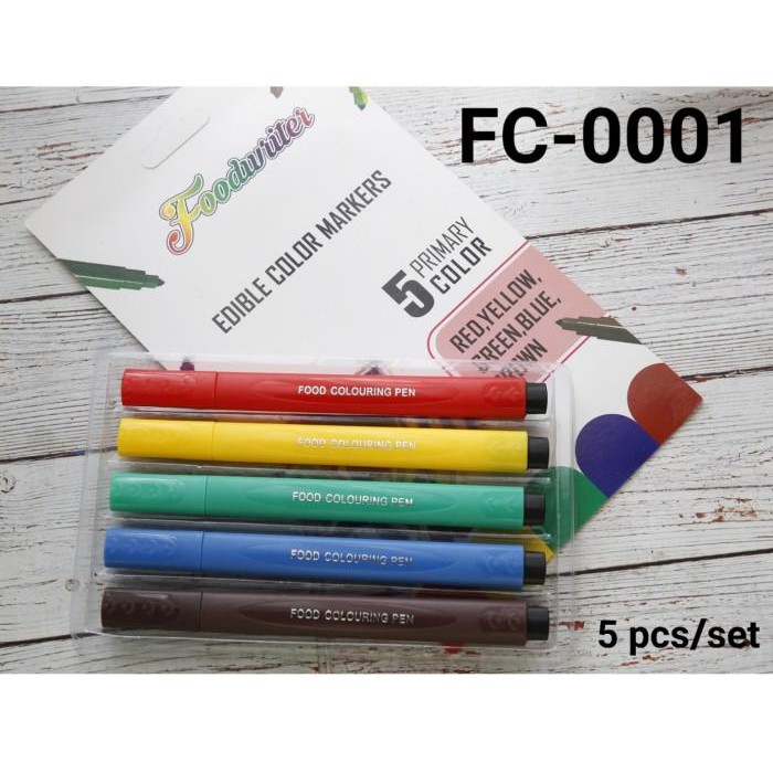 

Baking / Fc-0001 Edible Pen Foodwriter Edible Color Pen Pen Makanan