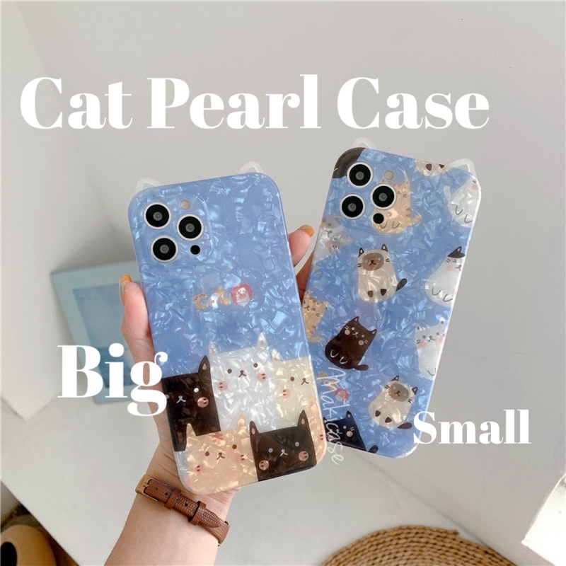 Cat Pearl Case squared edge 12 look alike