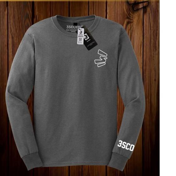 ✥ 3second Kaos Lengan Panjang/3second Pria/Kaos 3second Pria/Kaos 3second Lengan Panjang ♞