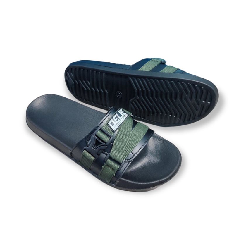 Sandal Slide Pria Casual kualitas premium delie sandal