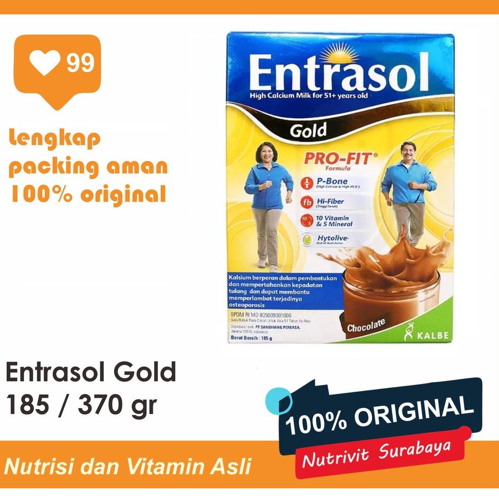 

Premium.. ENTRASOL GOLD COKLAT/VANILA 91