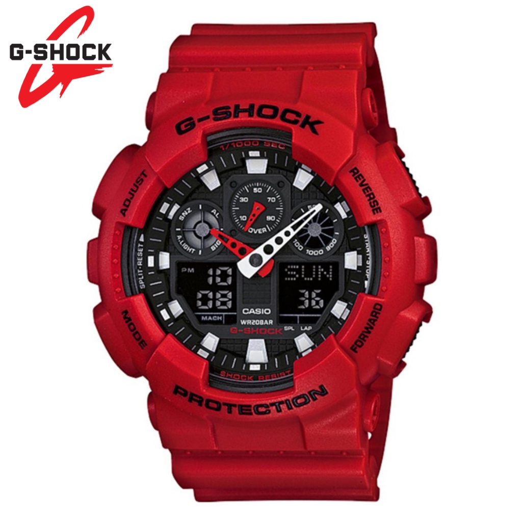 CASIO GSHOCK GA-100 FULLSET WATER RESISTANT