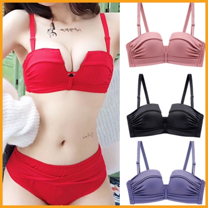 BS-91HOT item Bra Wanita Model V Tanpa Kawat sexy BH