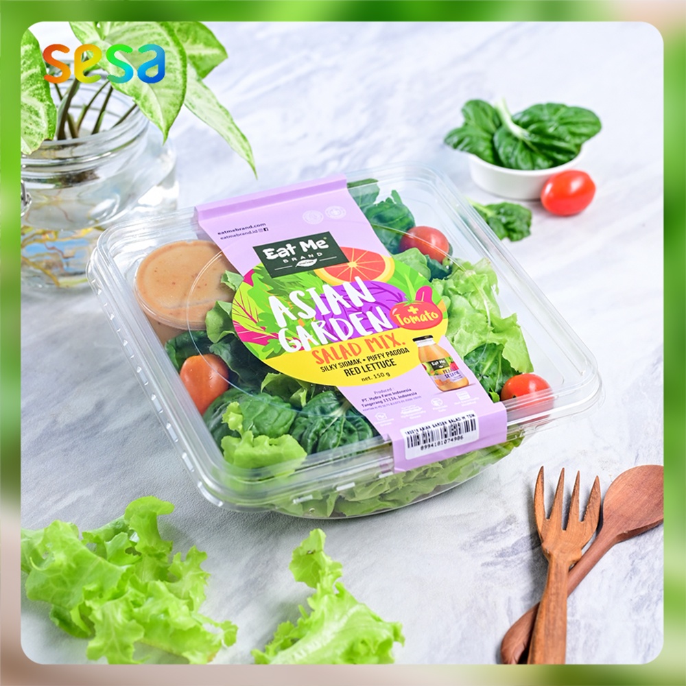 

EAT ME Asian Garden Salad Mix + Tomato 150gr - Sayurab Salad