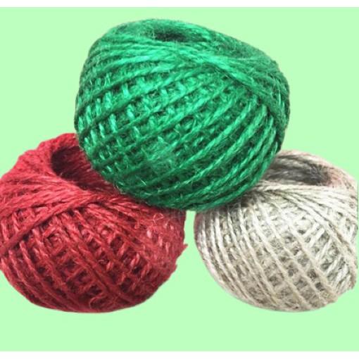 

Tali Rami Warna Benang Goni Hiasan Box Kado Tali Manila Rope 2 ply