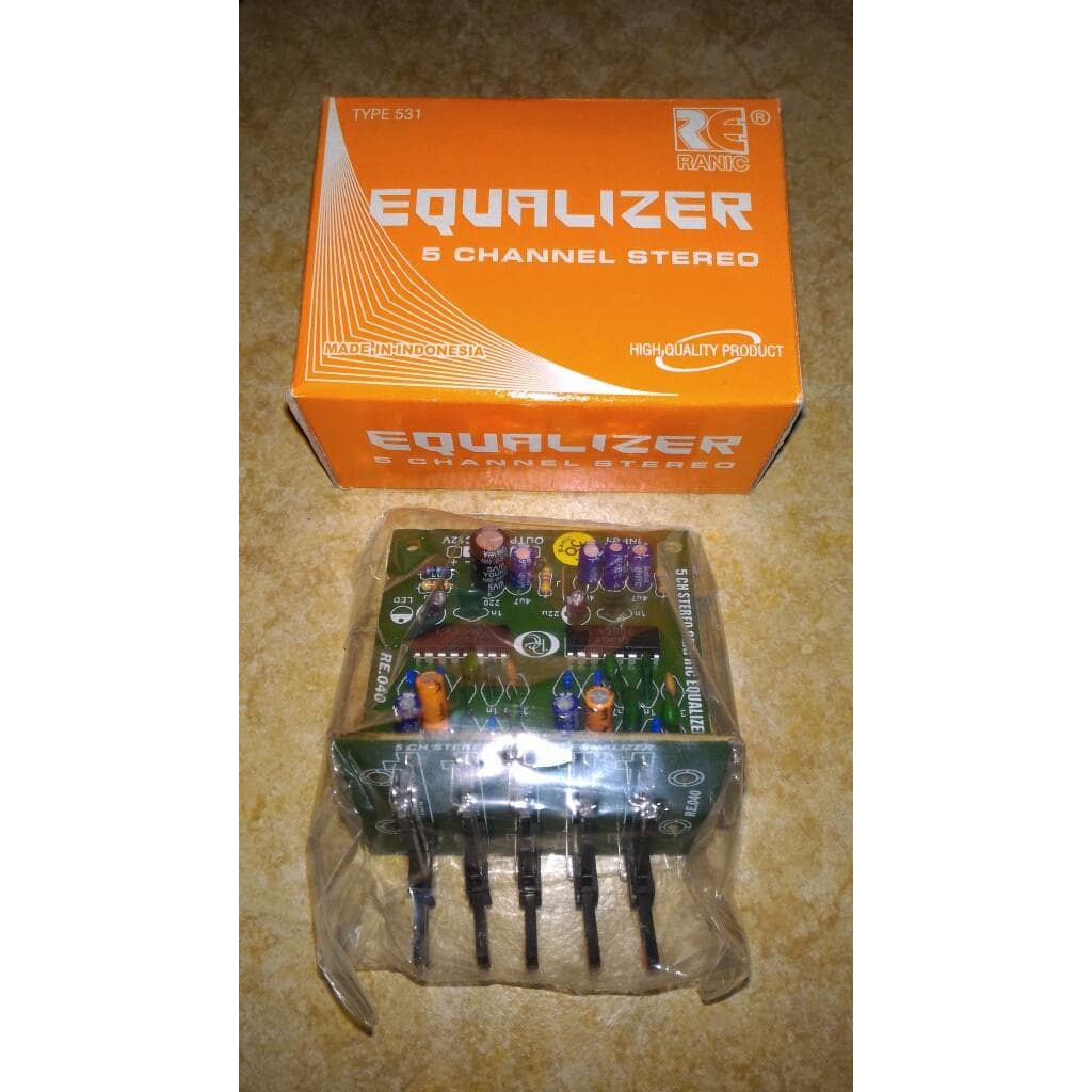 kit equalizer 5 chanel stereo