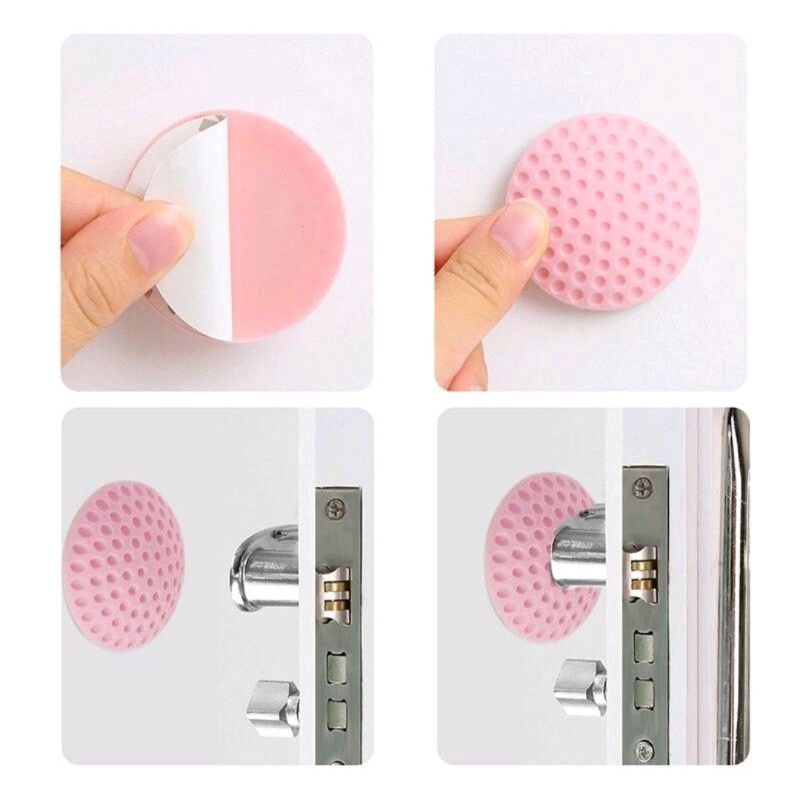 Karet Penahan Pintu Pengaman Benturan Handle Pintu Door Stopper Penahan Benturan Pintu Import Best Seller