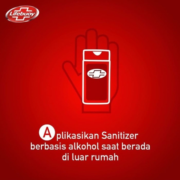 HAND SANITIZER GEL LIFEBUOY TOTAL 10 SKIN IMMUNITY BOOSTING 50ML  TINGGI / HAND SANITIZER GEL LIFEBU