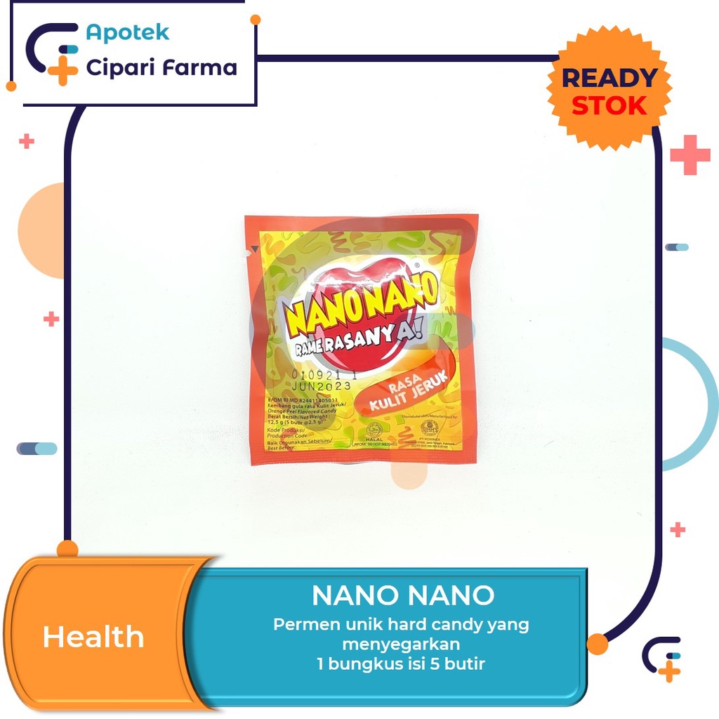 

Nano Nano Permen Rasa Manis Asam Asin Rame Rasanya 1 Sachet