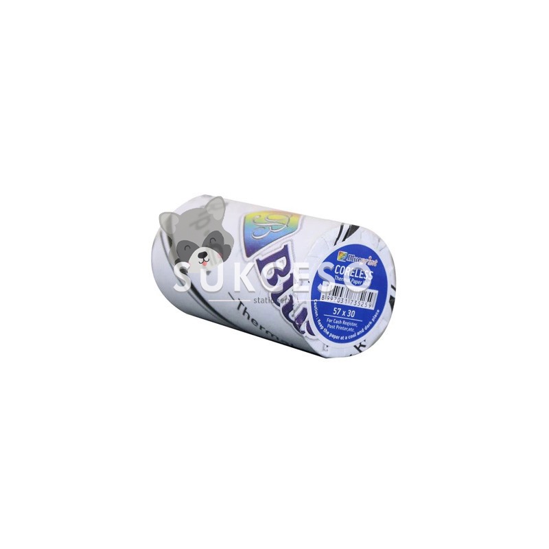 

Blueprint Kertas Thermal Coreless 57 x 30 mm / Thermal Paper Roll