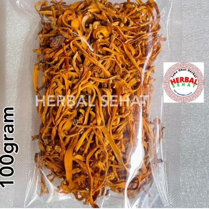

CODELl2L6--Chong Cao Hua 100gr / Cordyceps Flower / Jamur Bunga Cordyceps / Cordyceps