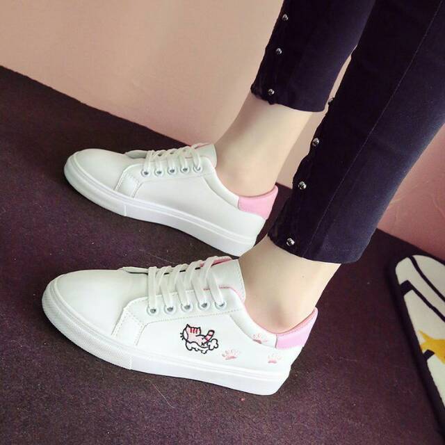 Hakiki Sepatu Wanita Sneaker KNs30 poxing cat - HAKIKI 