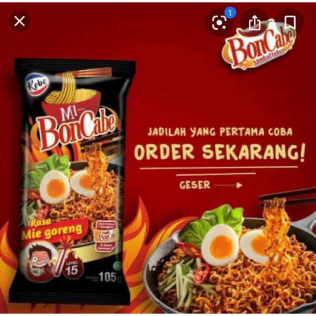 

Mie goreng bon cabe level 15