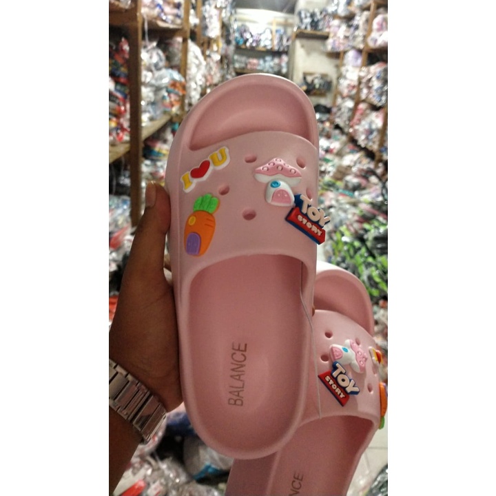 Sandal Slop Fuji 7002-A9 36-39 /sandal wadges wanita/sandal import/sandal viral