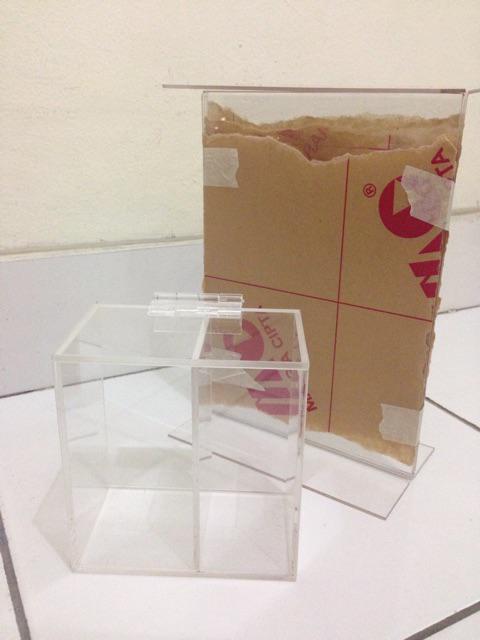 Acrylic Cuttonbud / Tempat Kapas Dan Cuttonbud Akrilik