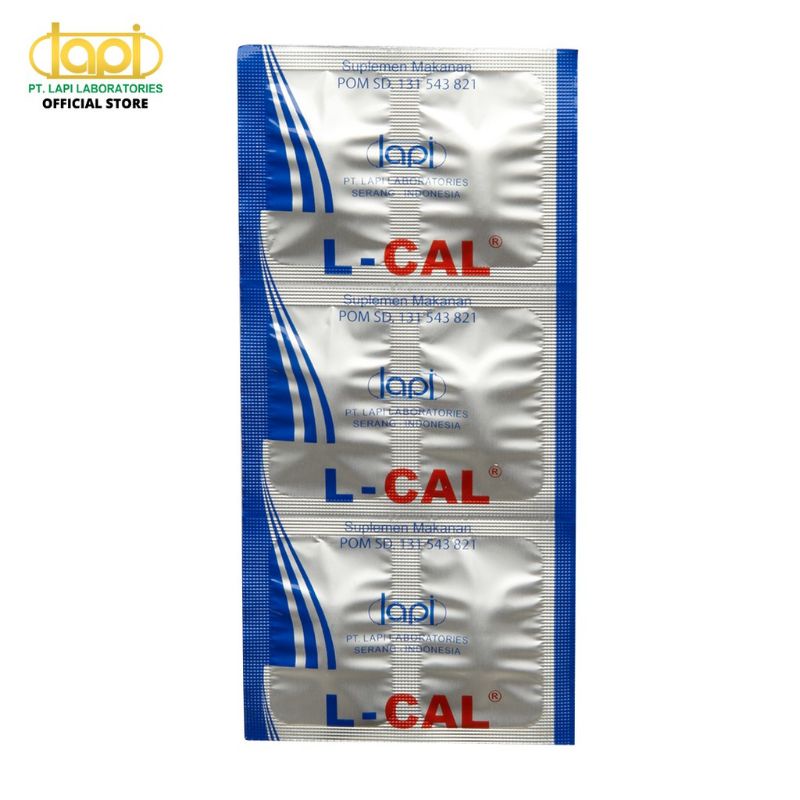lov me❤ L CAL 95 Box Isi 30 - Suplemen Kalsium-Vitamin k1 -vitamin K2- vitamin D3-vitamin tulang dan kesehatan ibu hamil dan osteoporosis