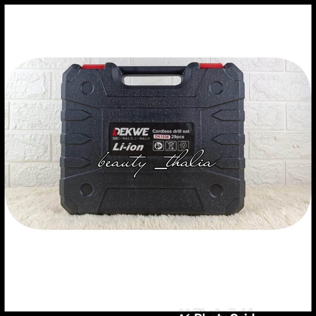 MESIN BOR DEKWE BATERAI 36V TOOL - CORDLESS DRILL 36V DEKWE