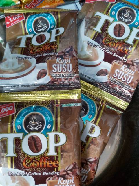 TOP Kopi Susu 3in1 (1renceng = 12sachet)