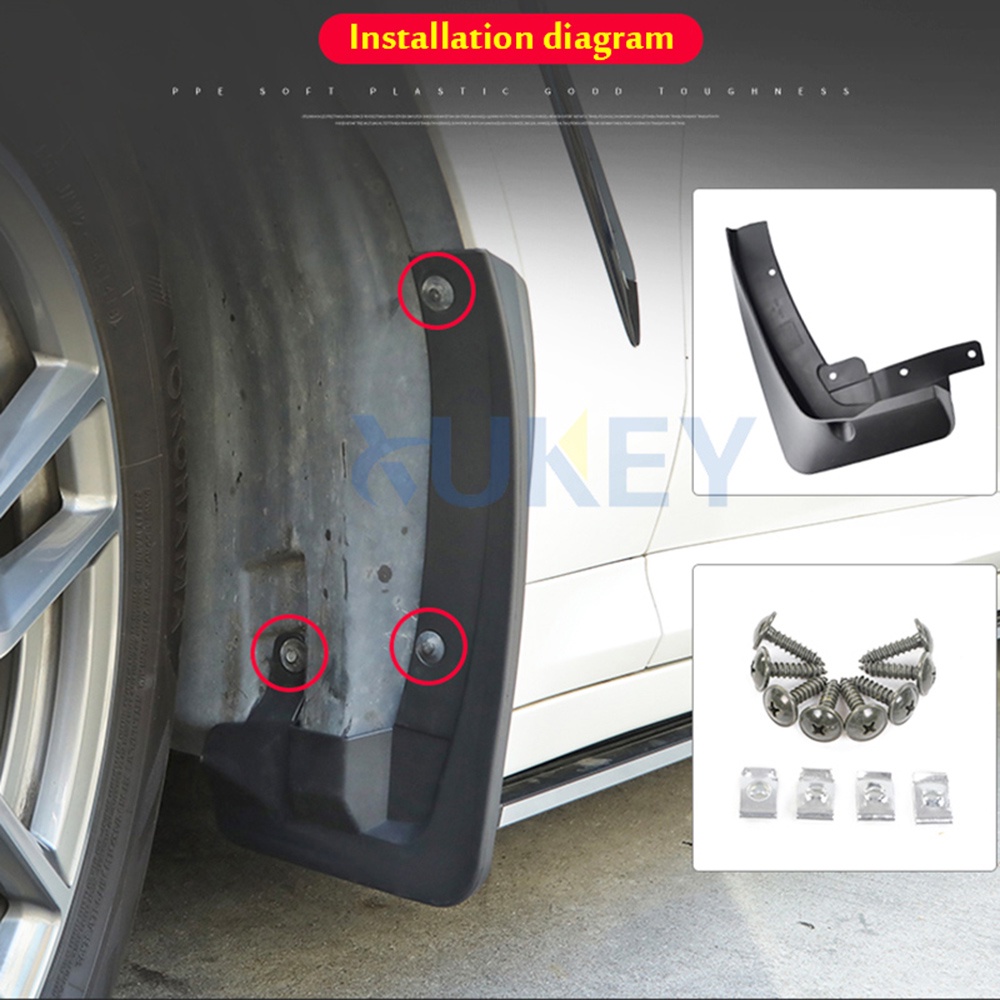 1 Set Mud Flap Pelindung Splash Untuk BMW X3 G01 2018 2019 2020 2021 Fender Depan Belakang