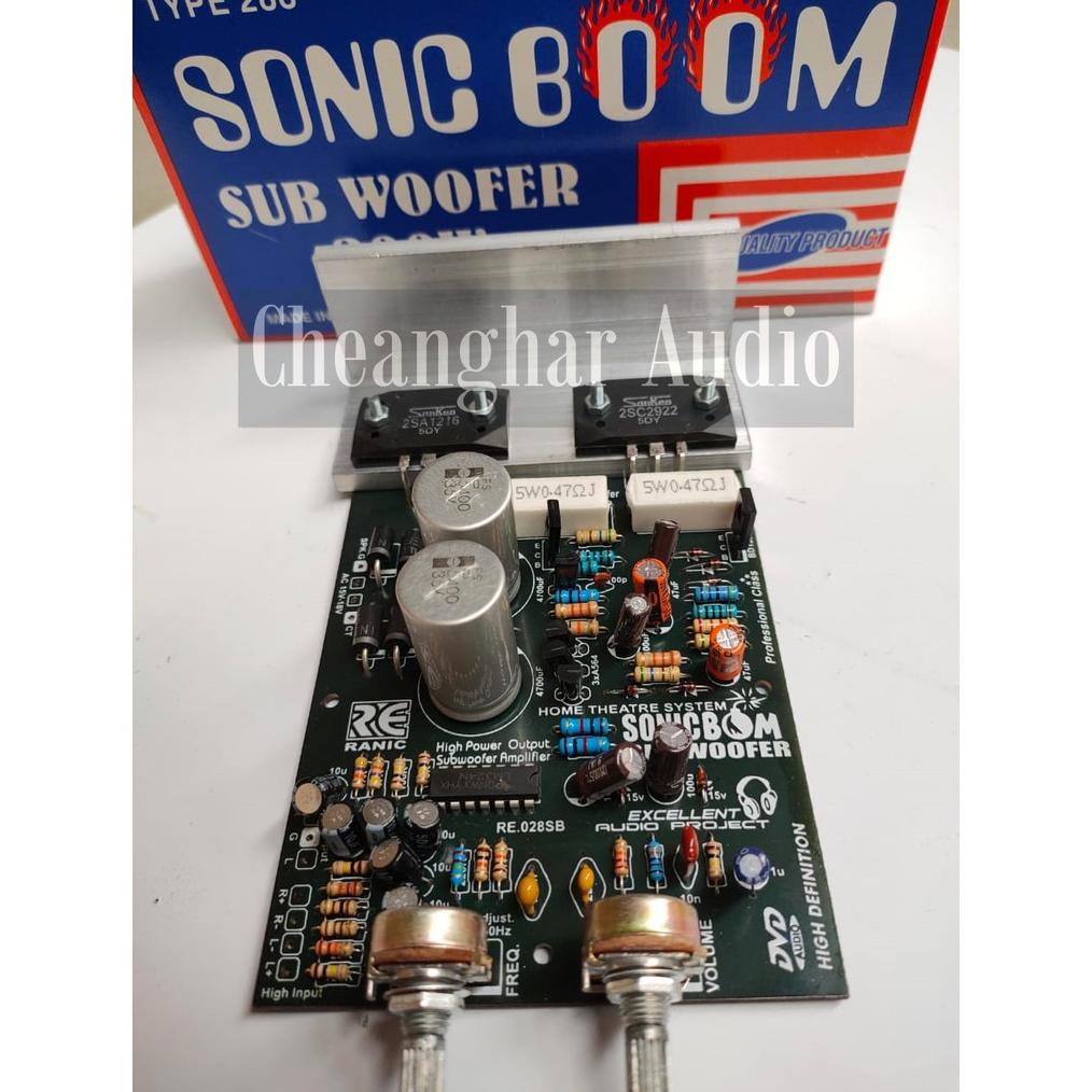 Kit Subwoofer Aktif Sonic Boom 300 Watt