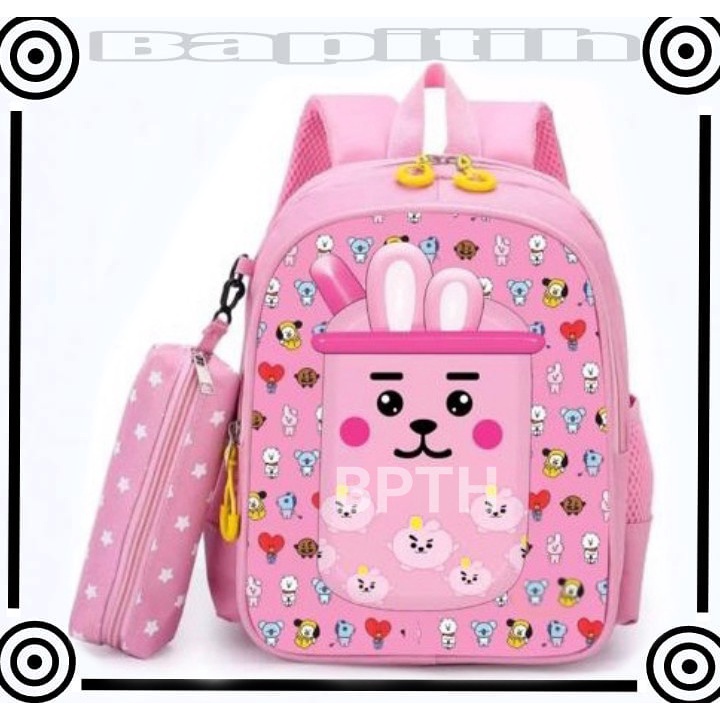 BPT Tas Ransel Anak Karakter BOBA - RANSEL BOBA SEKOLAH- RANSEL BOBBA - TAS BOBA ANAK CEWE - School Bag Tas Sekolah