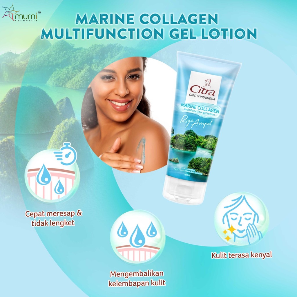 CITRA MULTIFUNCTION GEL LOTION  MARINE COLLAGEN  180ml