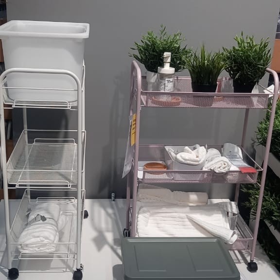 Rak troli kamar mandi besi