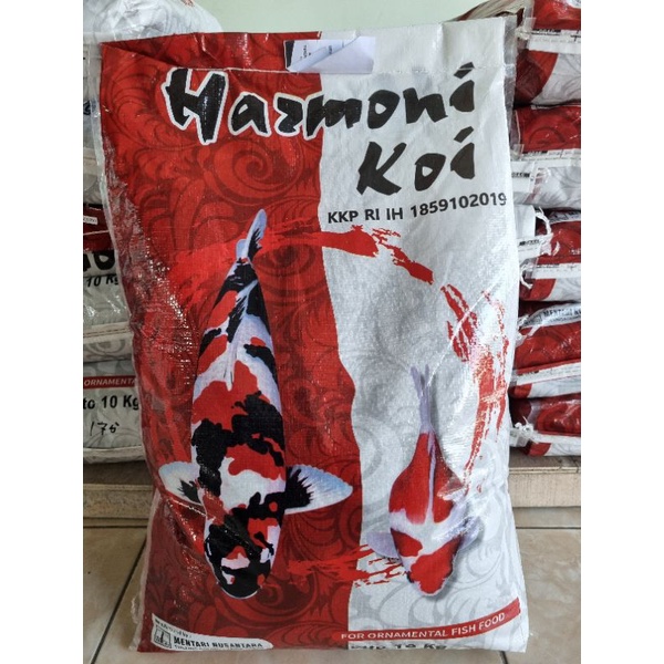 Pakan Koi Harmoni 5 mm 10Kg Pakan Koi Terbaik untuk Pertumbuhan