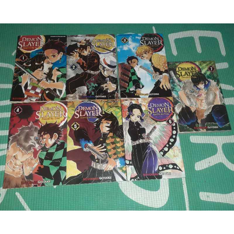 Set Komik DEMON SLAYER 1-7 Cuma 198.500 - Manga Kimetsu no Yaiba - Preloved / Kolpri / 2nd - Vol. 1 