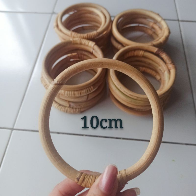 Gelang Rotan Ring Rotan Gelang Lempar 10cm