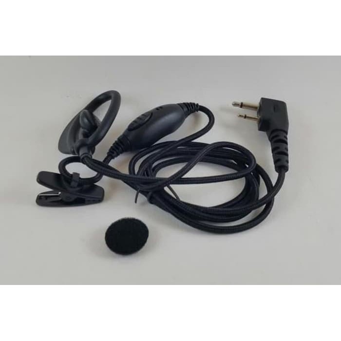 Handsfree Icom Headset Earmic HT Tekuk Tali sepatu Earpiece V80 V86 V8 HT hetset hedset