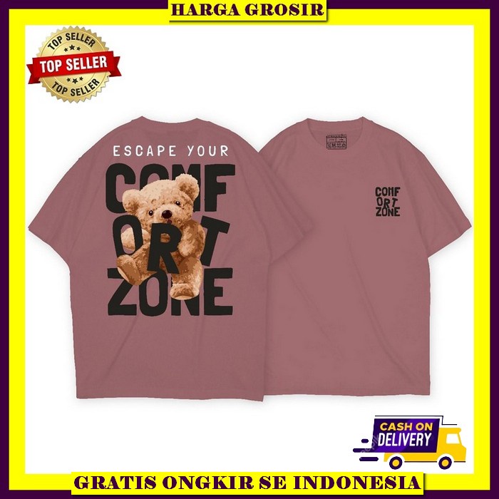 Tshirt Big Size Pakaian Remaja Casual Shirt Korean Style Baju Santai Wanita Atasan Termurah Kaus Obl