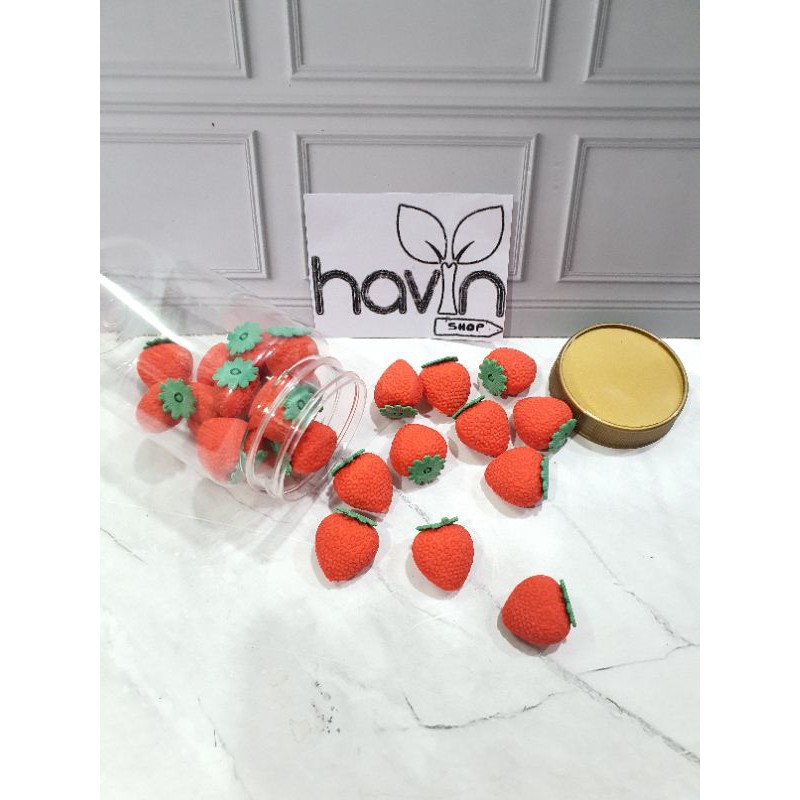 Stip/hapusan/penghapus murah lucu dalam TOPLES-STRAWBERRY