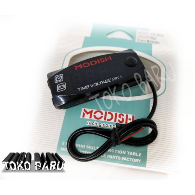 Voltmeter dan jam digital 2 in 1 atau volt meter dan jam digital 2 in 1