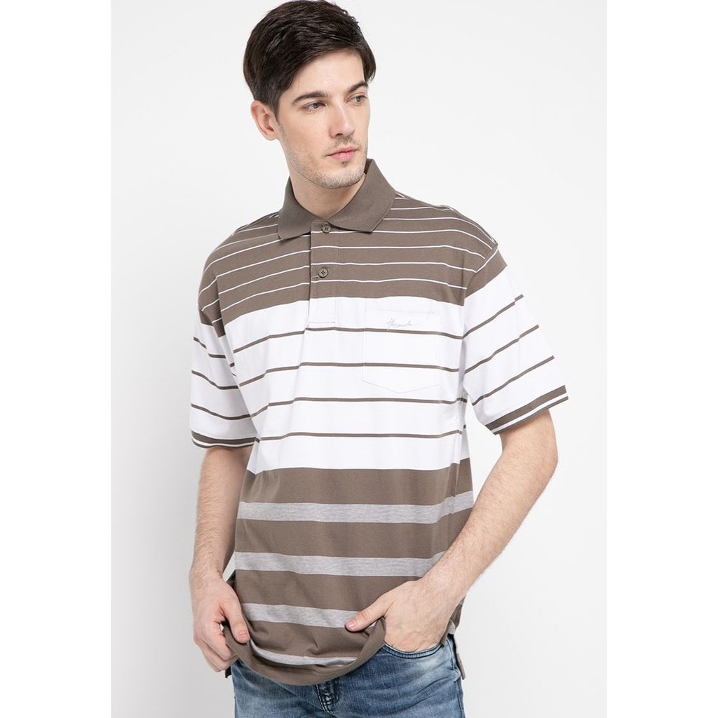 HASSENDA MAN KAOS POLO SALUR BIG SIZE SPIRO