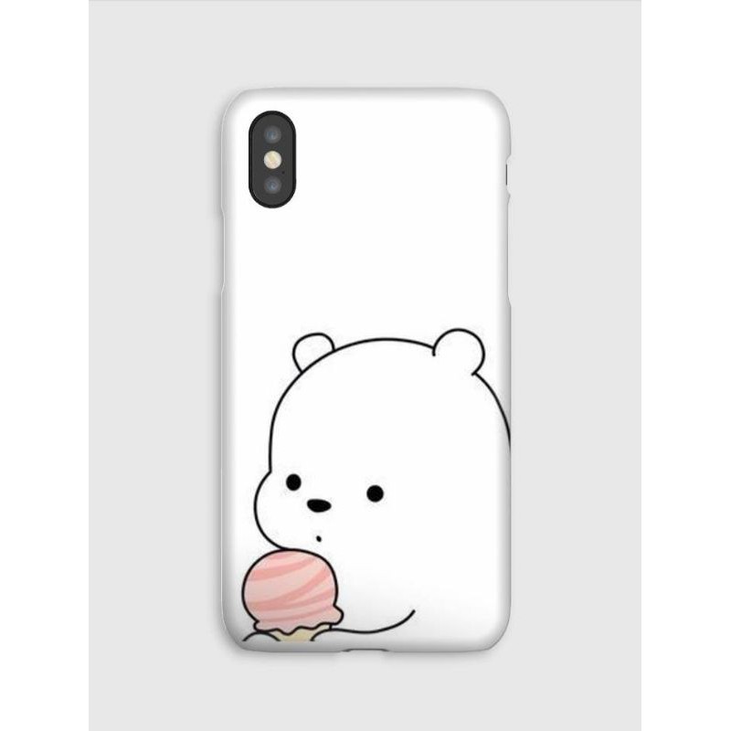 Custom Case Premium Softcase/Hardcase fullprint bare bear semua tipe hp Oppo F5 F5 Youth f7