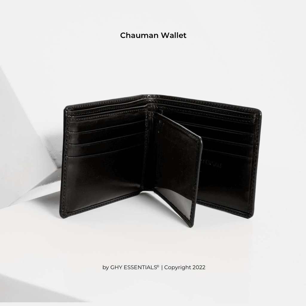 GHY ESSENTIALS Dompet Pria Kulit Asli - Chauman Wallet