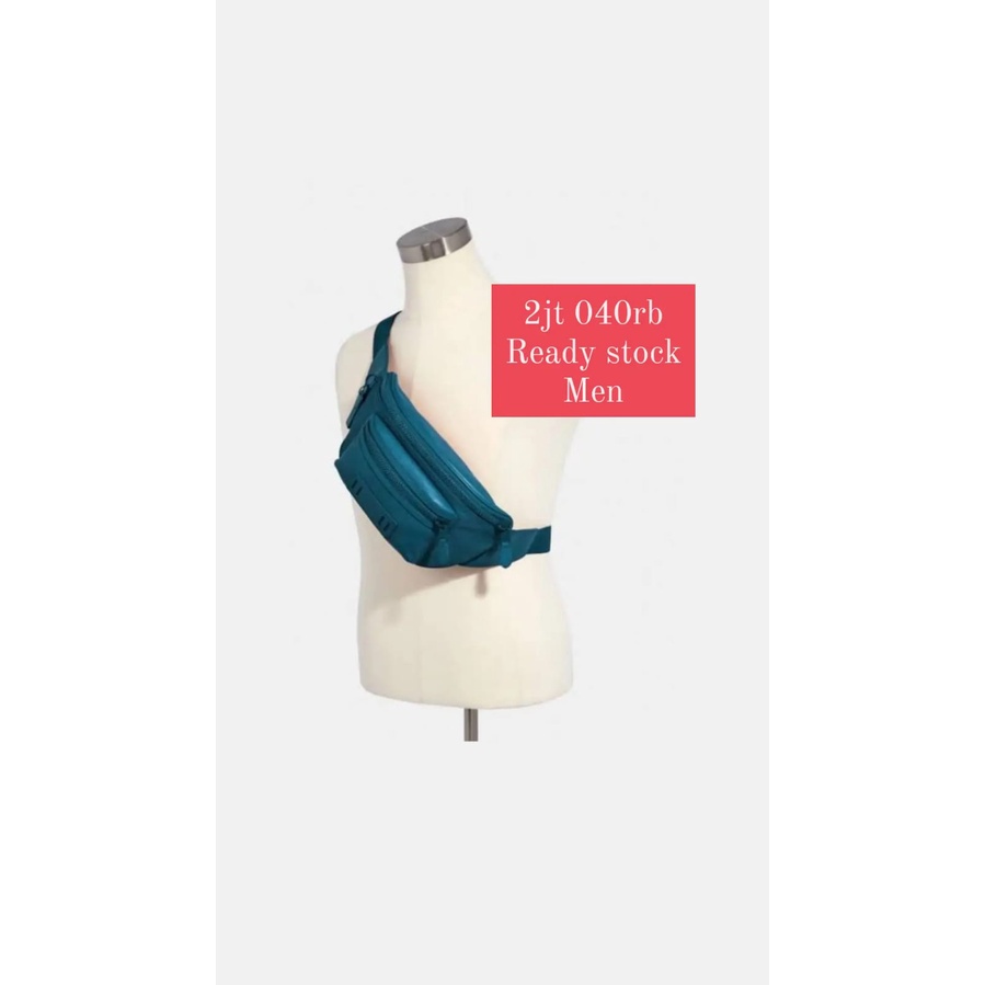 Coach Terrain Belt Bag Men Reef Blue