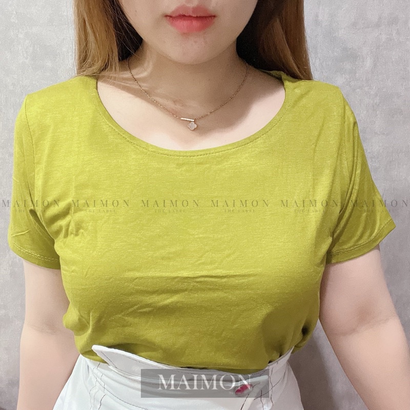 Loose Crop Top | Baju Kaos Polos Crop Atasan Wanita | Maimon Grosir