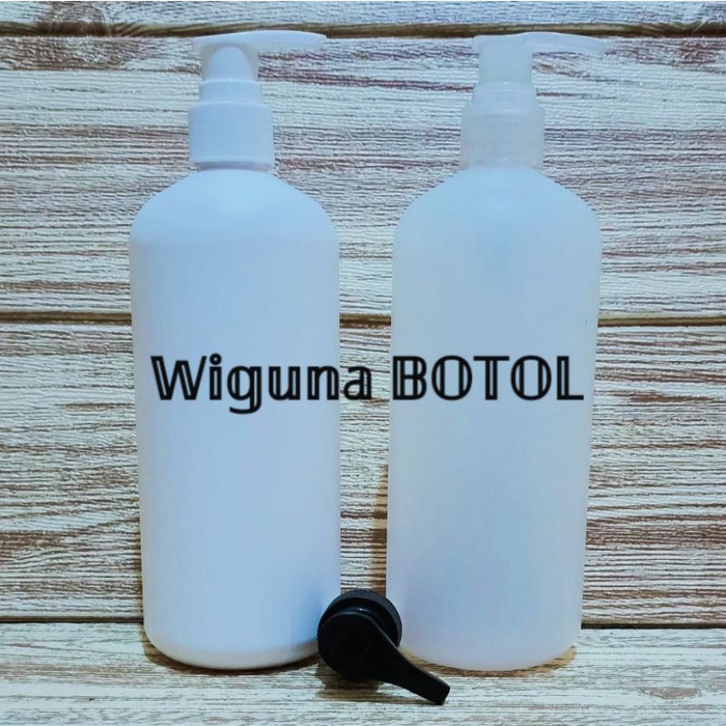 Botol Pump 500ml HDPE / Botol HDPE 500ml Tutup Pump Lotion / Botol Handshop 500ml HDPE