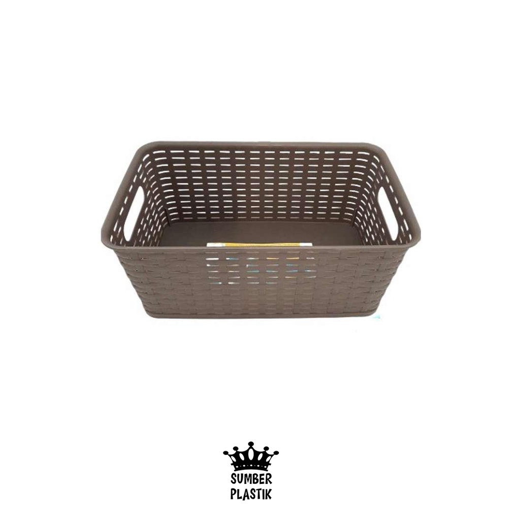 Green leaf Mini Dorota Keranjang / Container (3302)