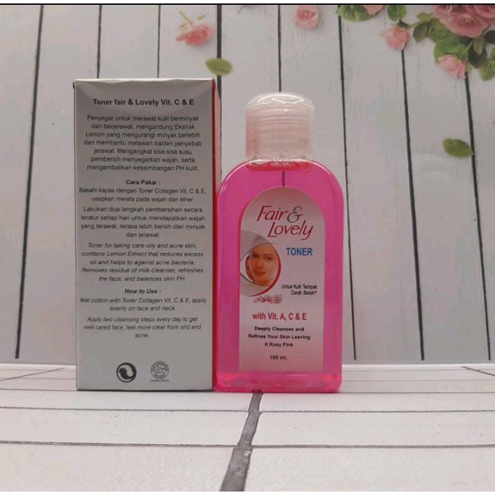 Toner Wajah Fair &amp; LOvely 100ml Original