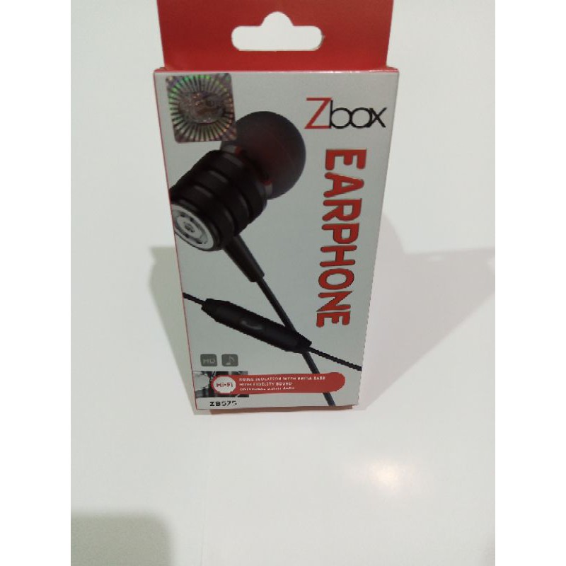 EARPHONE ZBOX ZB575