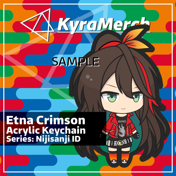 Keychain Nijisanji Indonesia Etna Crimson
 | KyraMerch Anime Fanmerch Dealer
