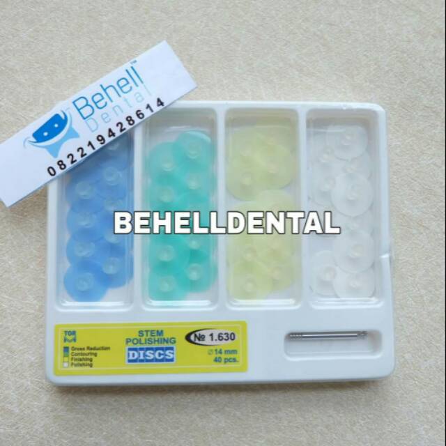 Poli disk tor 80Pcs Finishing Gigi Disc Polishing Strip Mandrel Resin Mengisi Alat Dokter Gigi / Cakram Mandril Disc Poles Gigi Palsu Atau Veneer