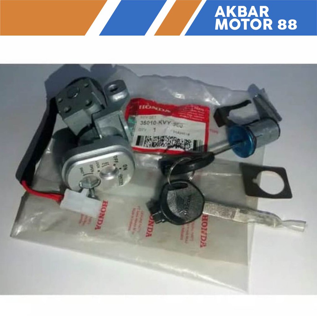 KUNCI KONTAK SET HONDA BEAT KARBU KVY ORI HGP
